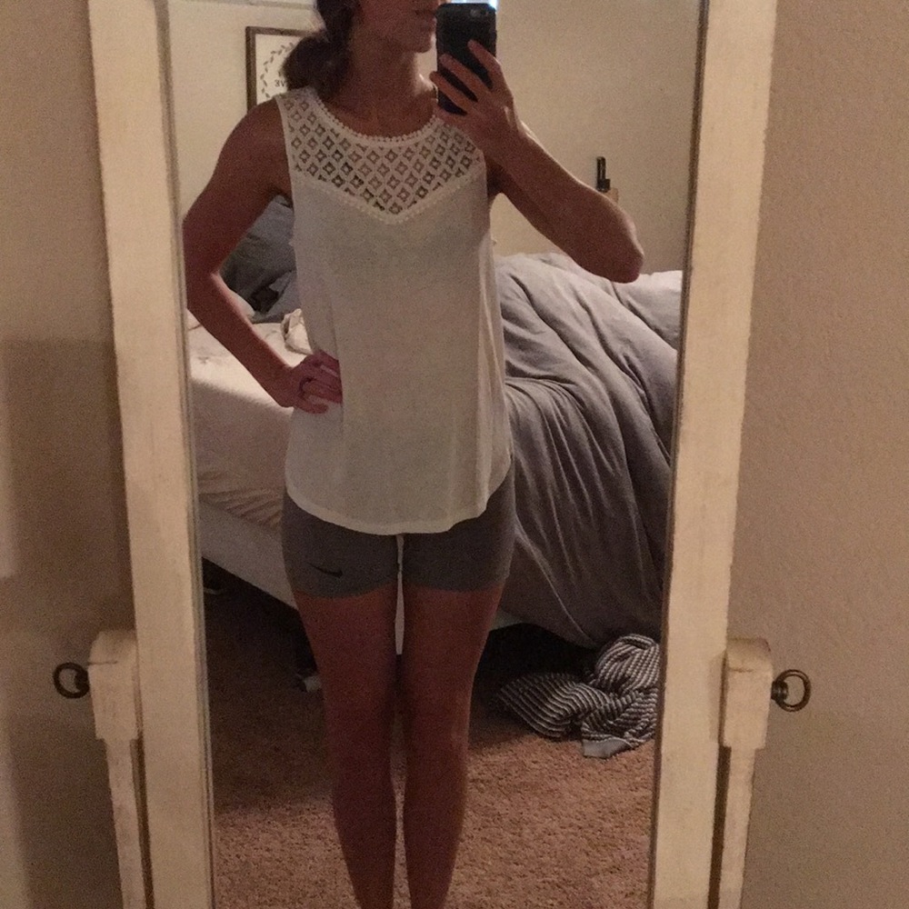 H&M Lace Tank Blouse